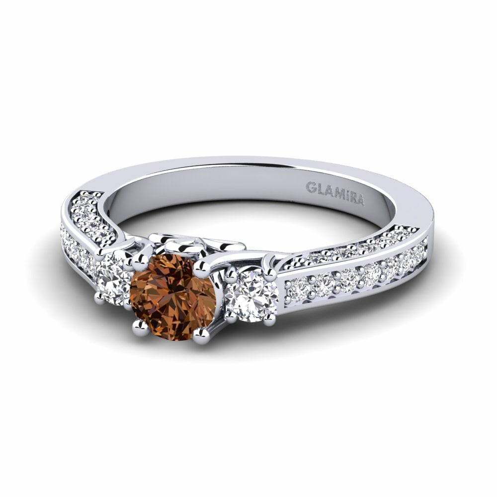 Brown Diamond Bridal Set Gemmiferous Ring A