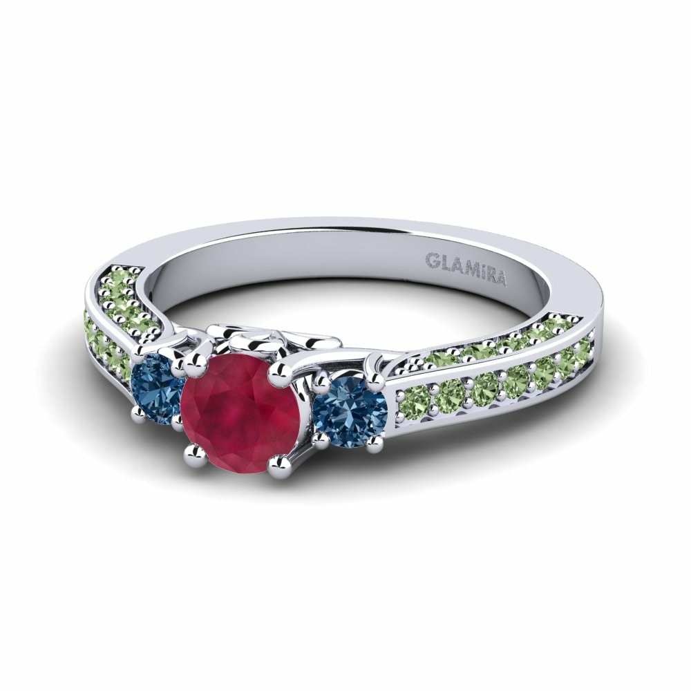 Ruby Bridal Set Gemmiferous Ring A