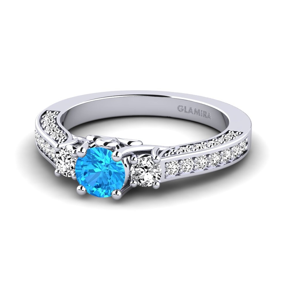 藍托帕石 Bridal Set Gemmiferous 戒指 A