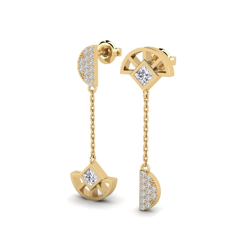 Diamant Damen ohrring Geneviev