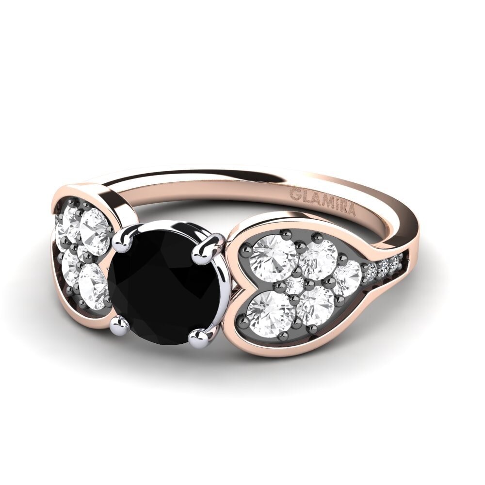 Black Diamond Engagement Ring Genie
