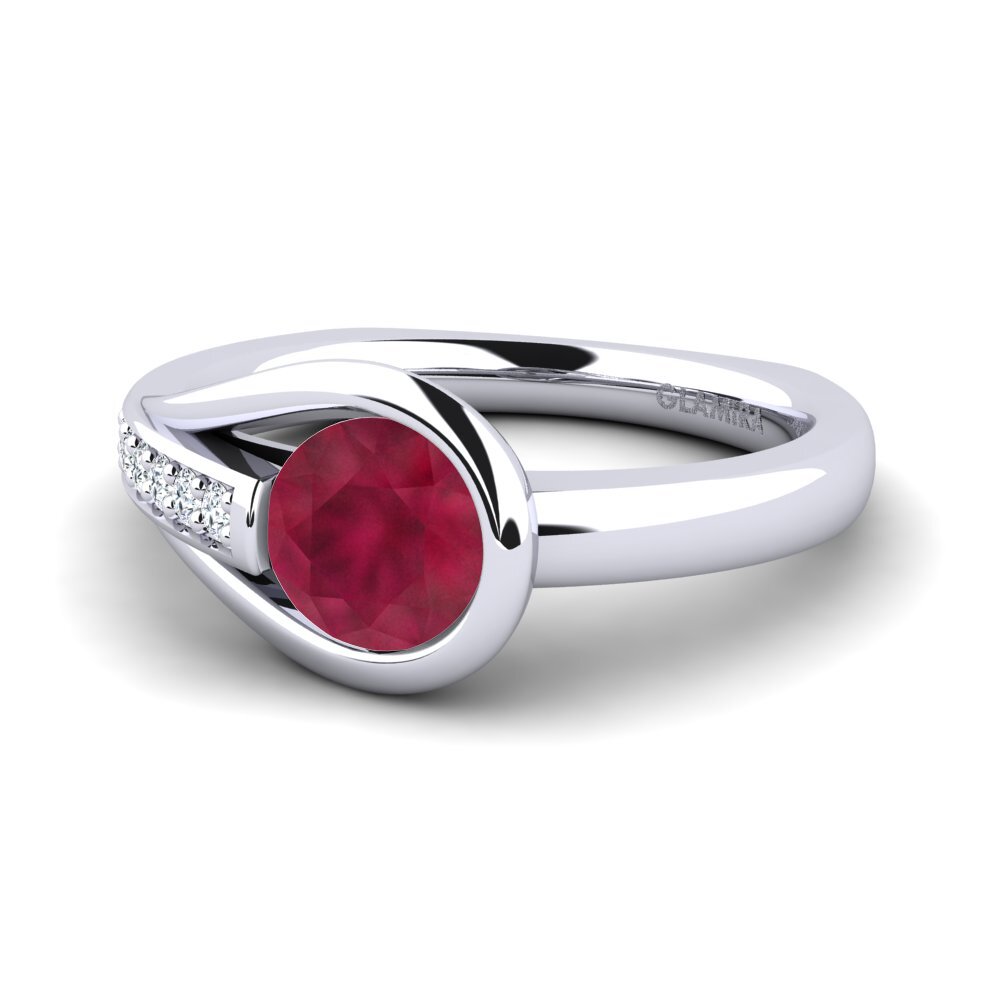 Rubin Verlobungsring Genifer 0.8 crt