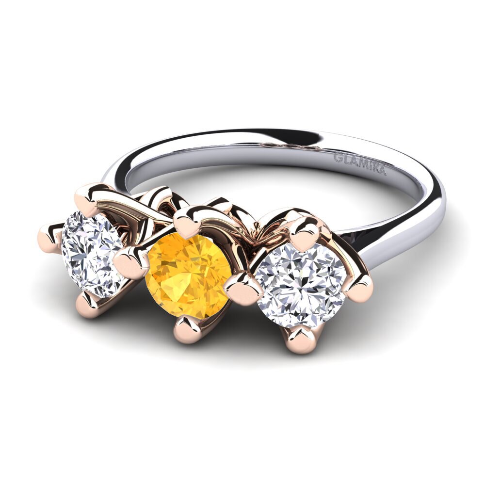 Citrine Engagement Ring Gennarina