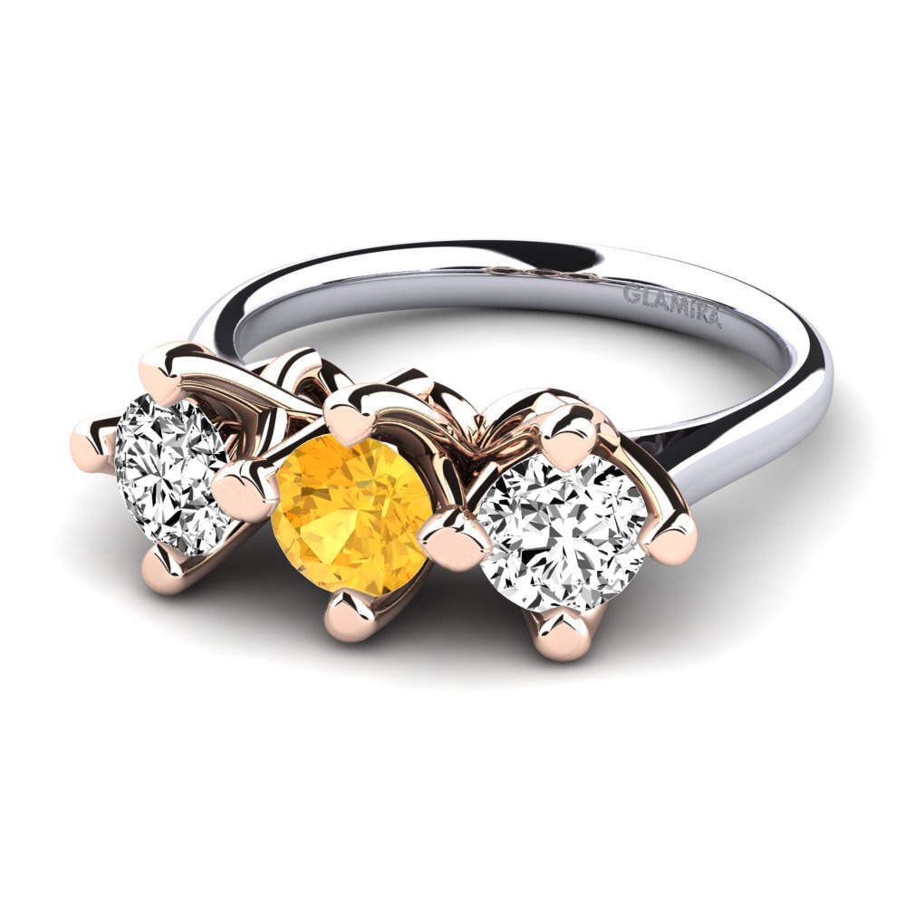 Citrine Engagement Ring Gennarina