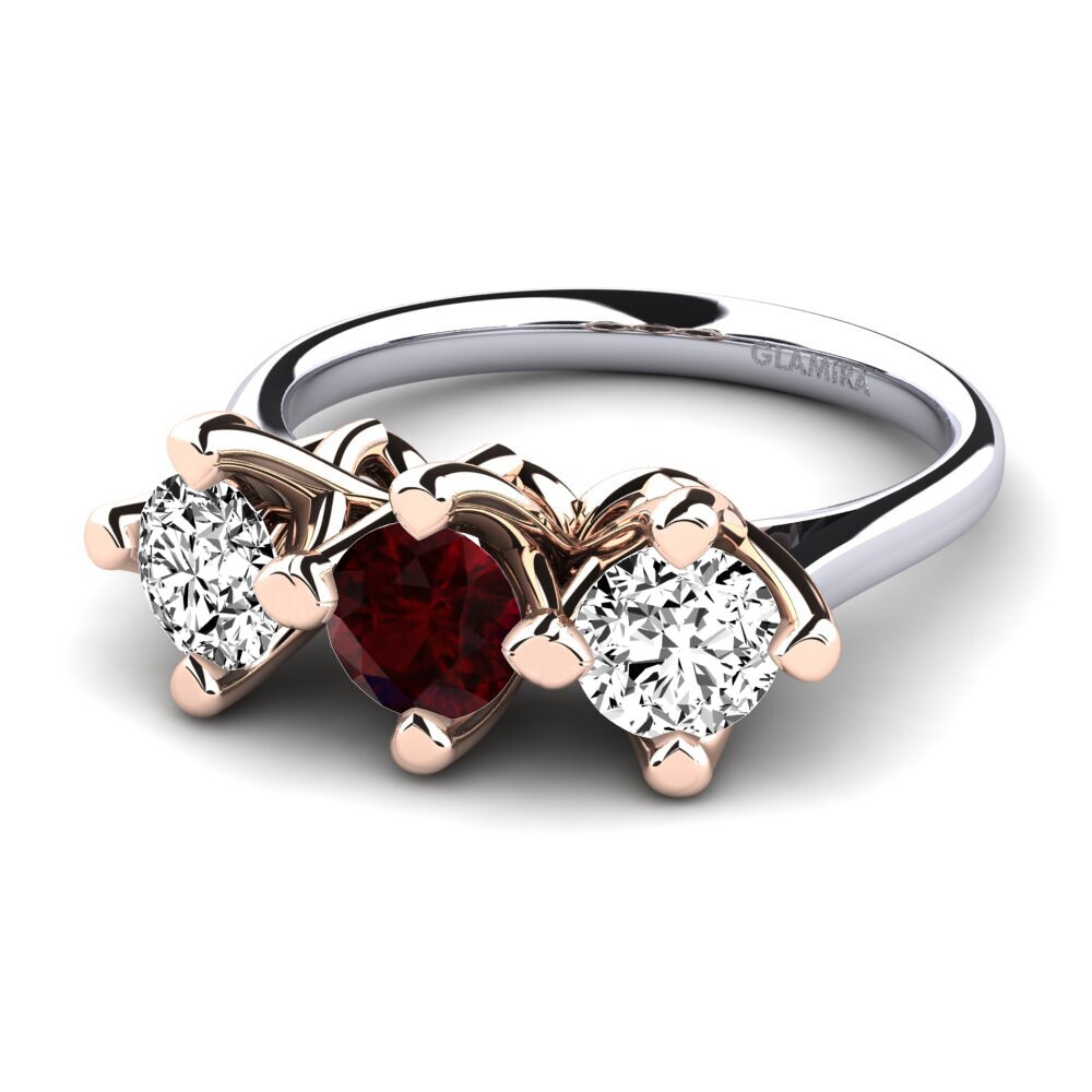 Garnet Engagement Ring Gennarina