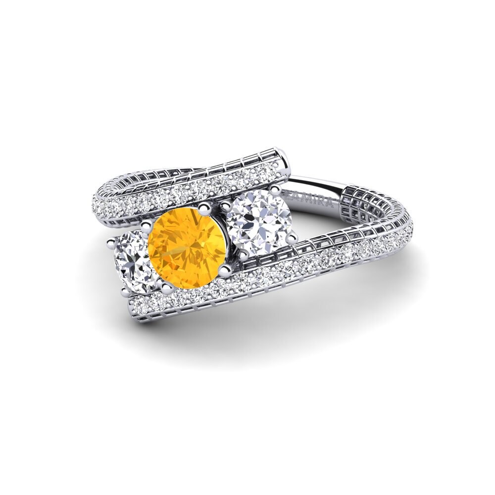Citrine Engagement Ring Georgiann