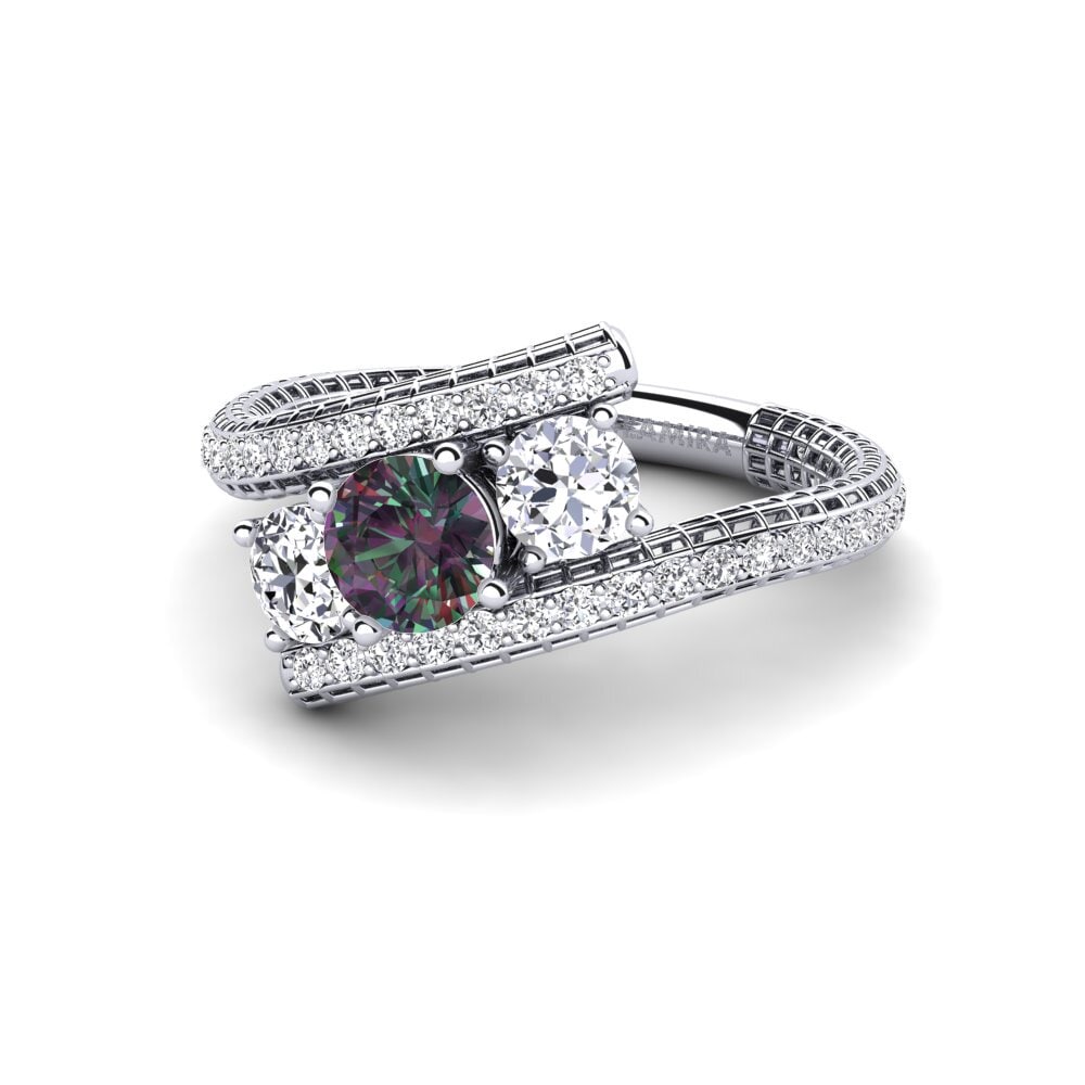 Mystic Topaz Engagement Ring Georgiann