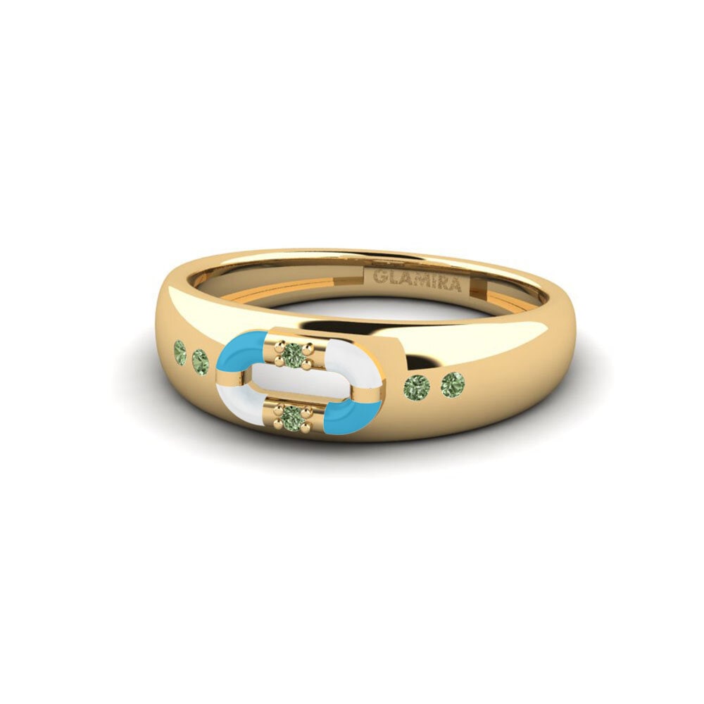 Grüner Diamant Ring Georgios