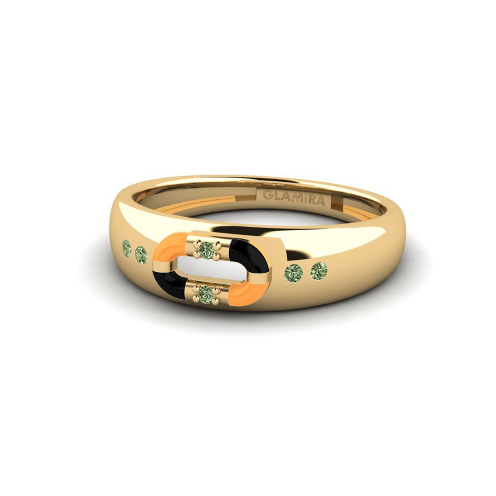 Grüner Diamant Ring Georgios