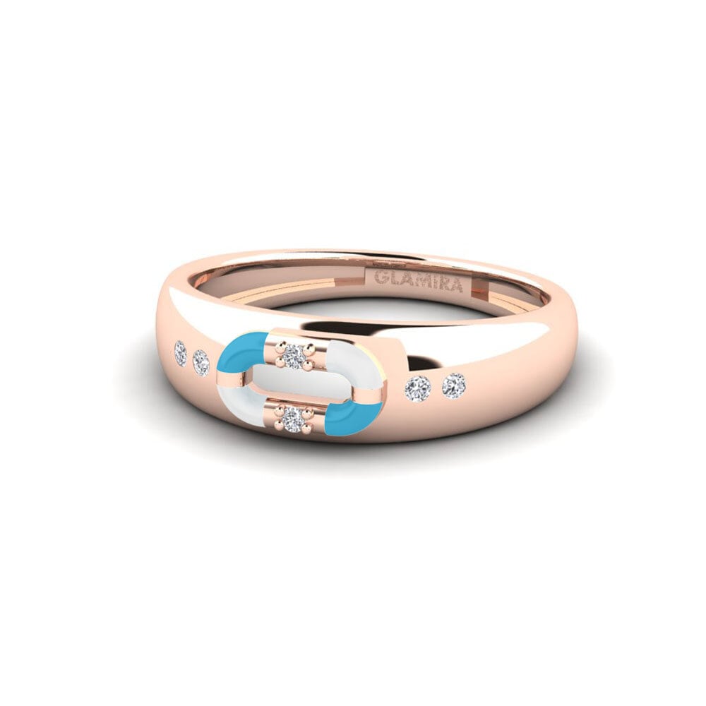 Rotgold 585 Ring Georgios