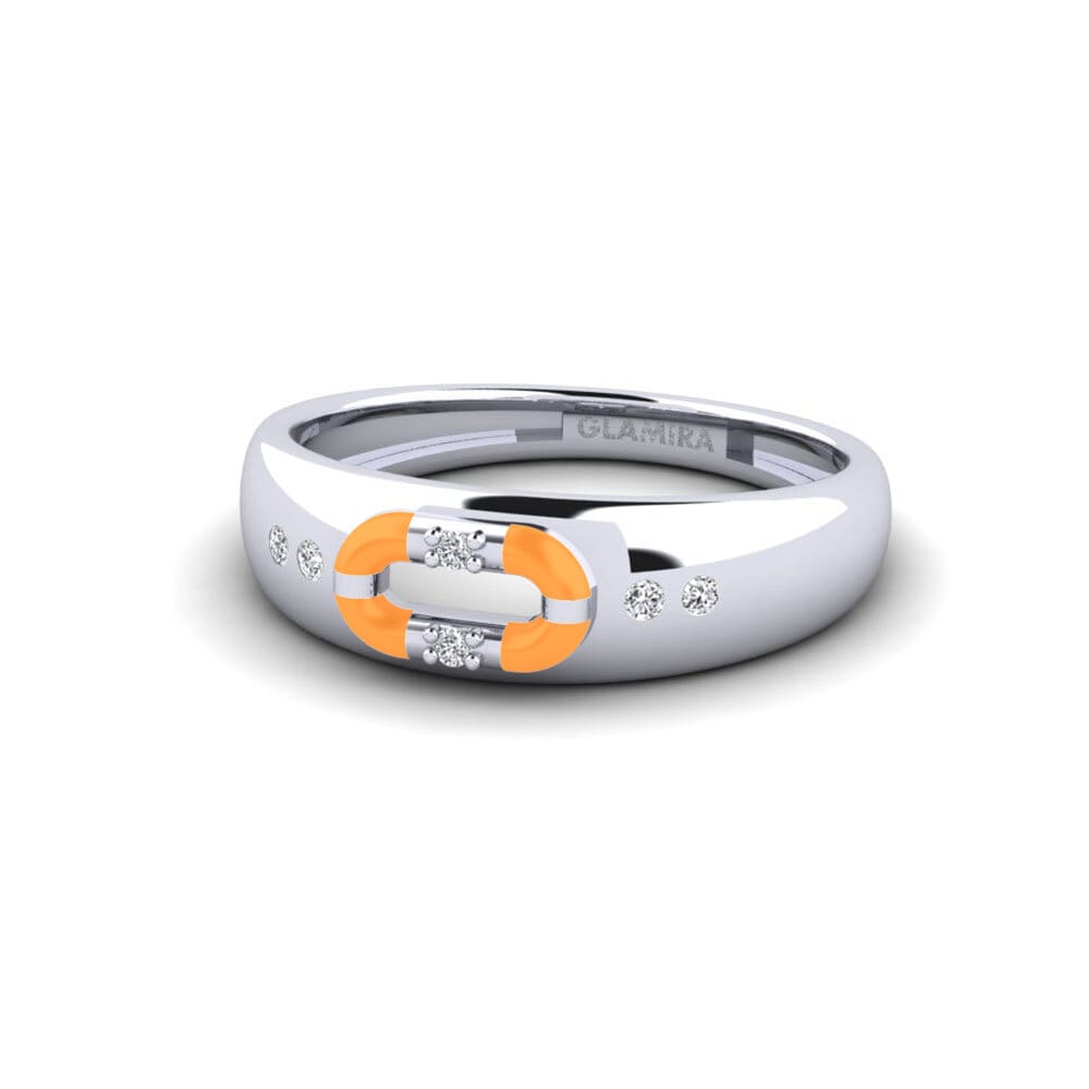 Weiß-Silber Ring Georgios