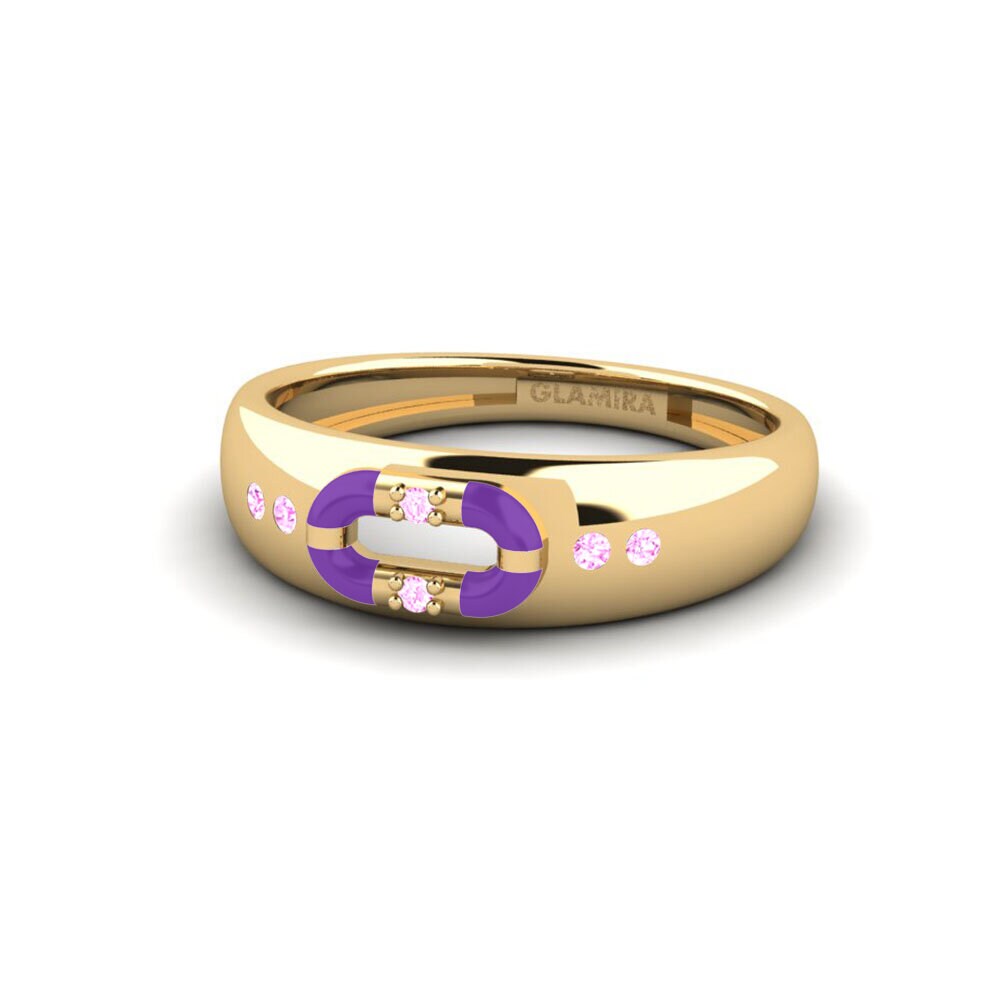 Saphir Rose Bague Georgios