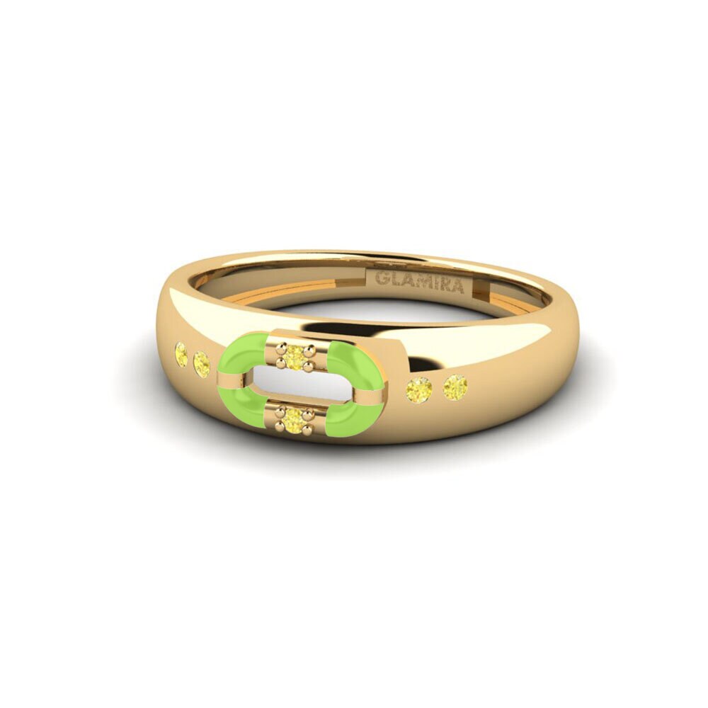 Saphir Jaune Bague Georgios