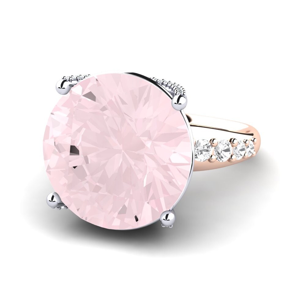 18ct Rose & White Gold Ring Gerlindis