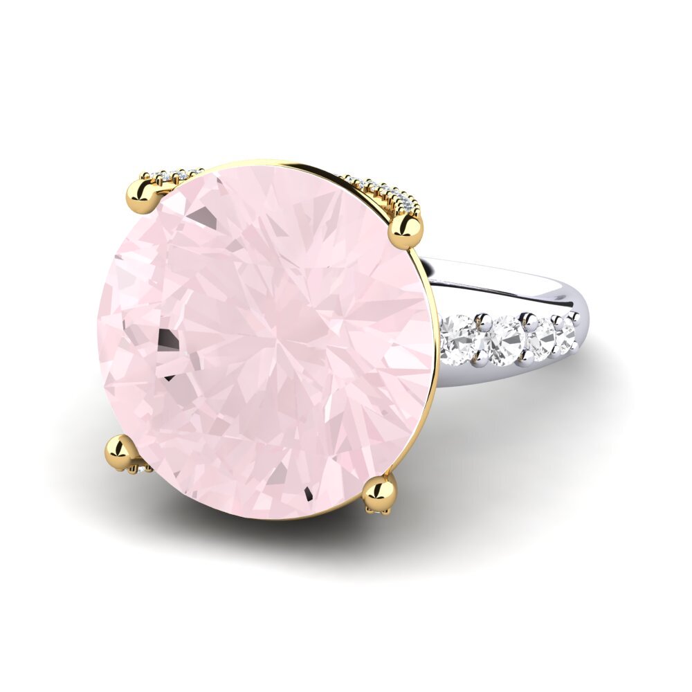 18ct White / Yellow Gold Ring Gerlindis