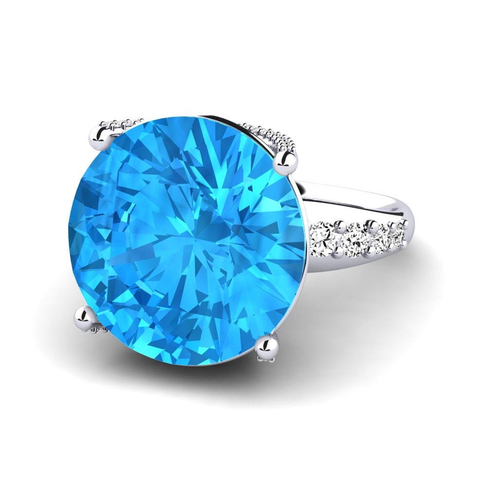 Blue Topaz Ring Gerlindis