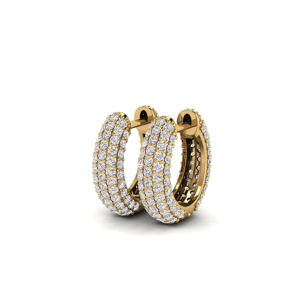 14K Geel Goud Dames Oorbellen Germaine 15 mm
