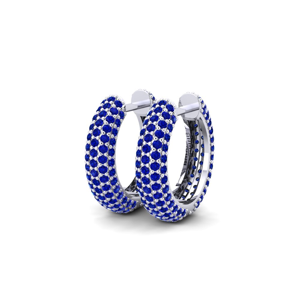Sapphire Women's Earring Germaine 17 mm