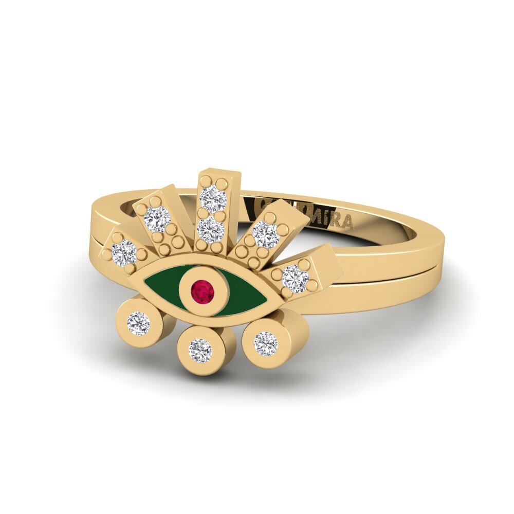 Rubin Pinker Ring Germanic