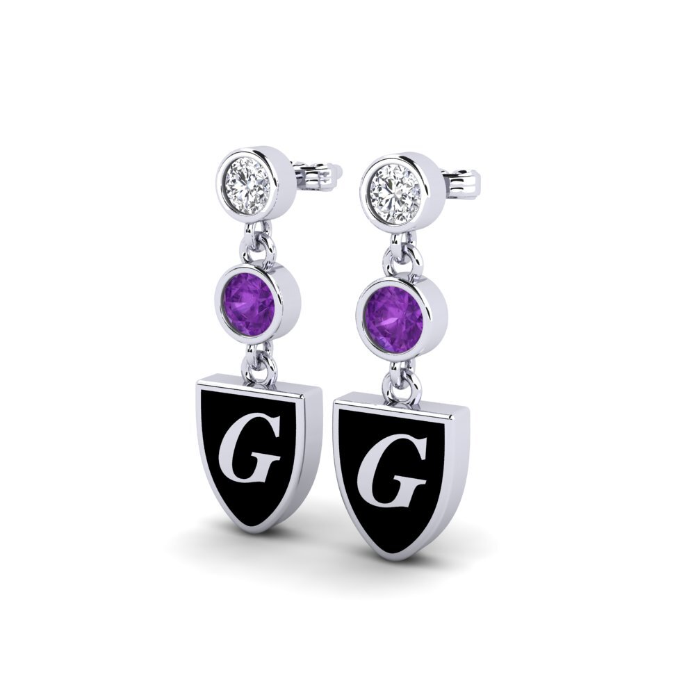 Amethyst Women's Earring Gertude