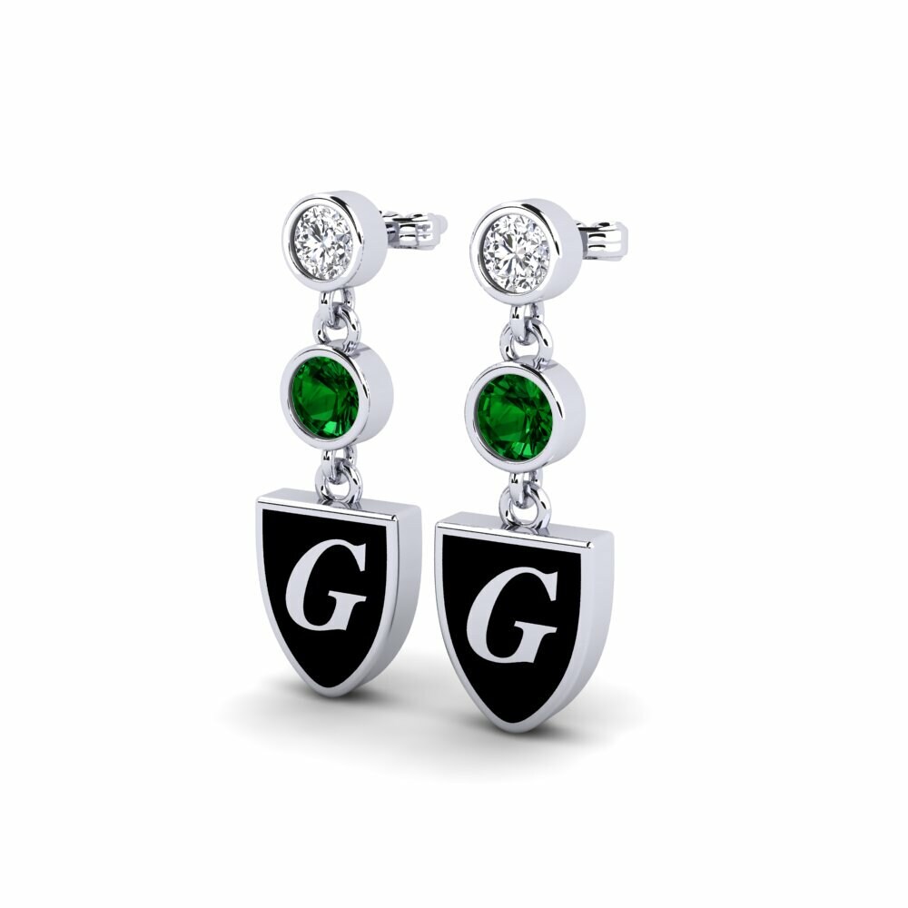 Circonita Verde Pendiente de mujer Gertude