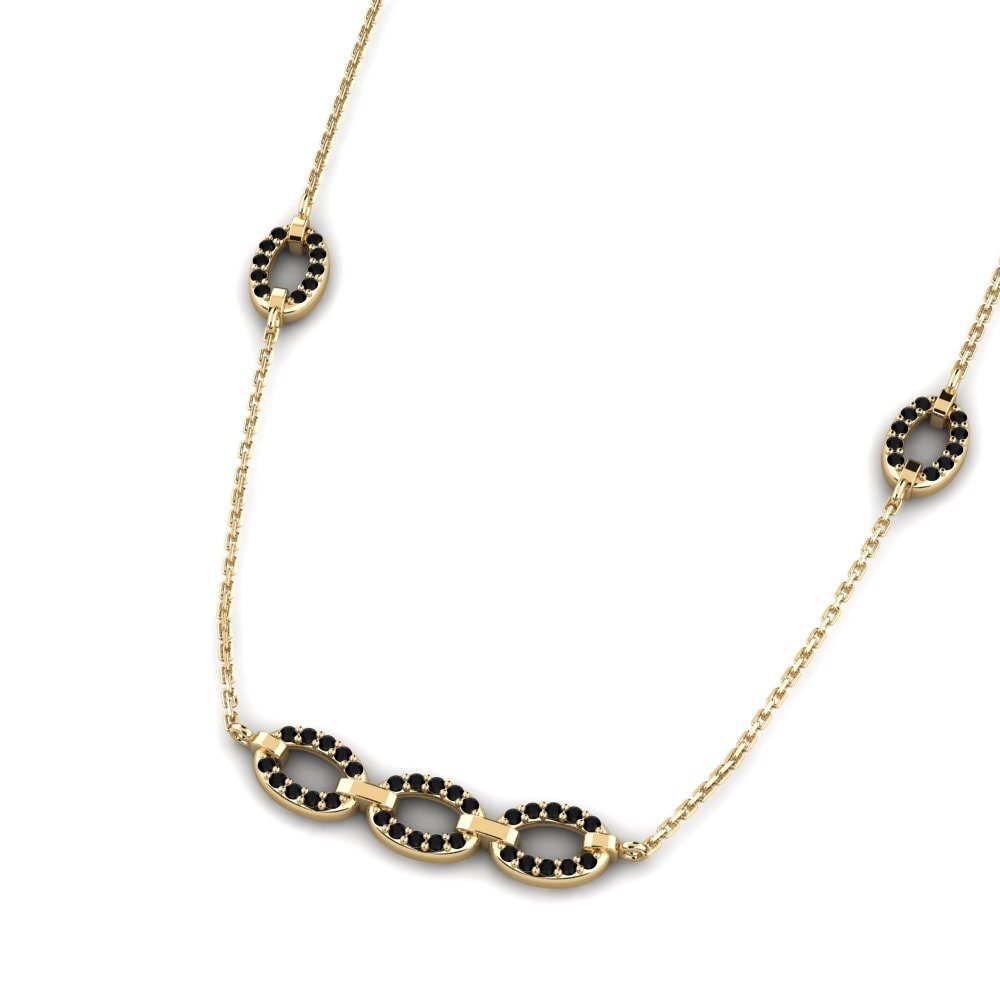 Black Onyx Women's Necklace Gevoel