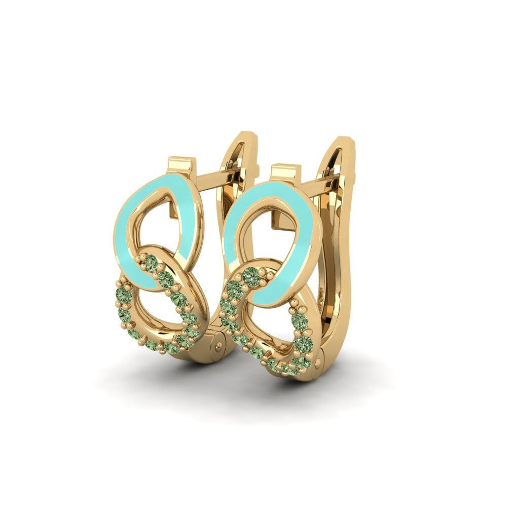 Diamante Verde Pendiente de mujer Ghrian