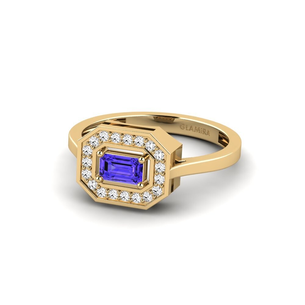 Tanzanita Anillo de compromiso Gian