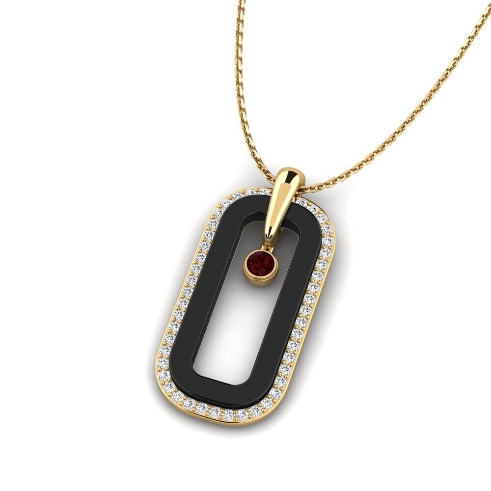 Garnet Women's Pendant Gibbon