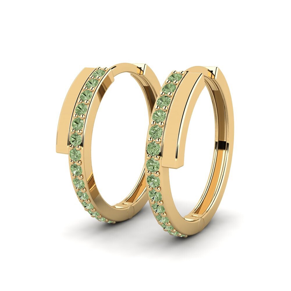 Diamante Verde Pendiente de mujer Gilapane