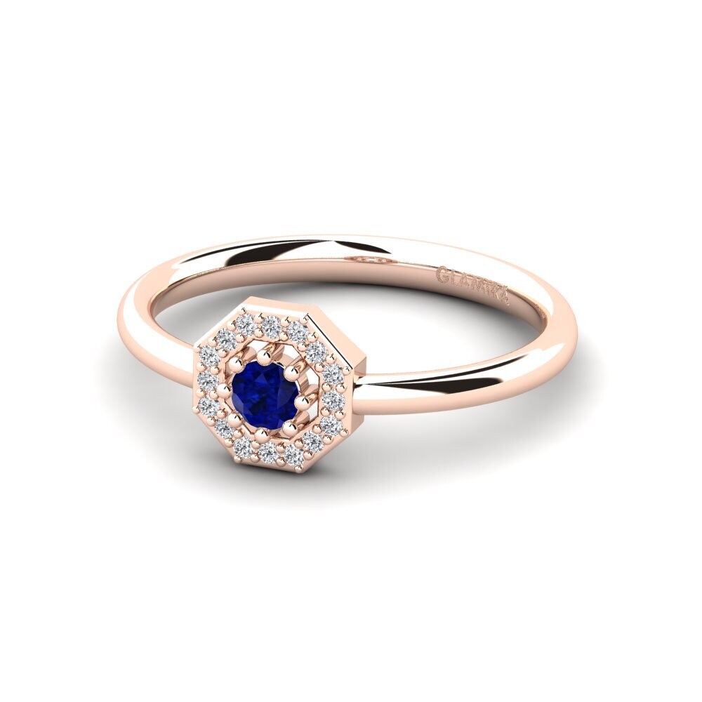 Zafiro Anillo de compromiso Gilberte