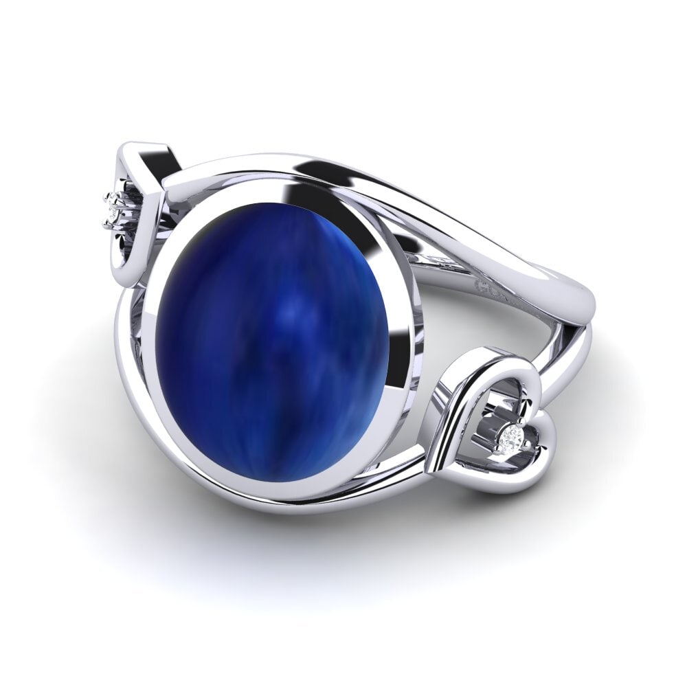 Cabochon Safira Anel Giliya