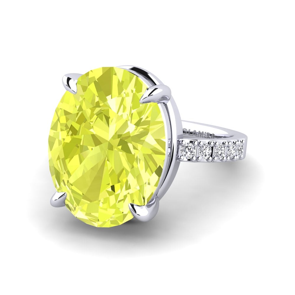 Lemon Quartz Ring Gillian