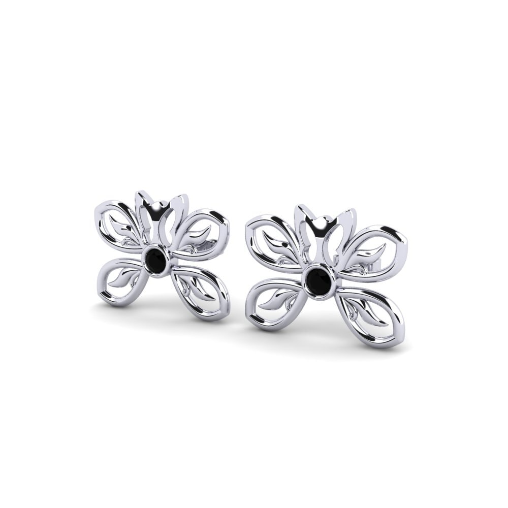 Schwarzer Diamant Damen ohrring Gingembre