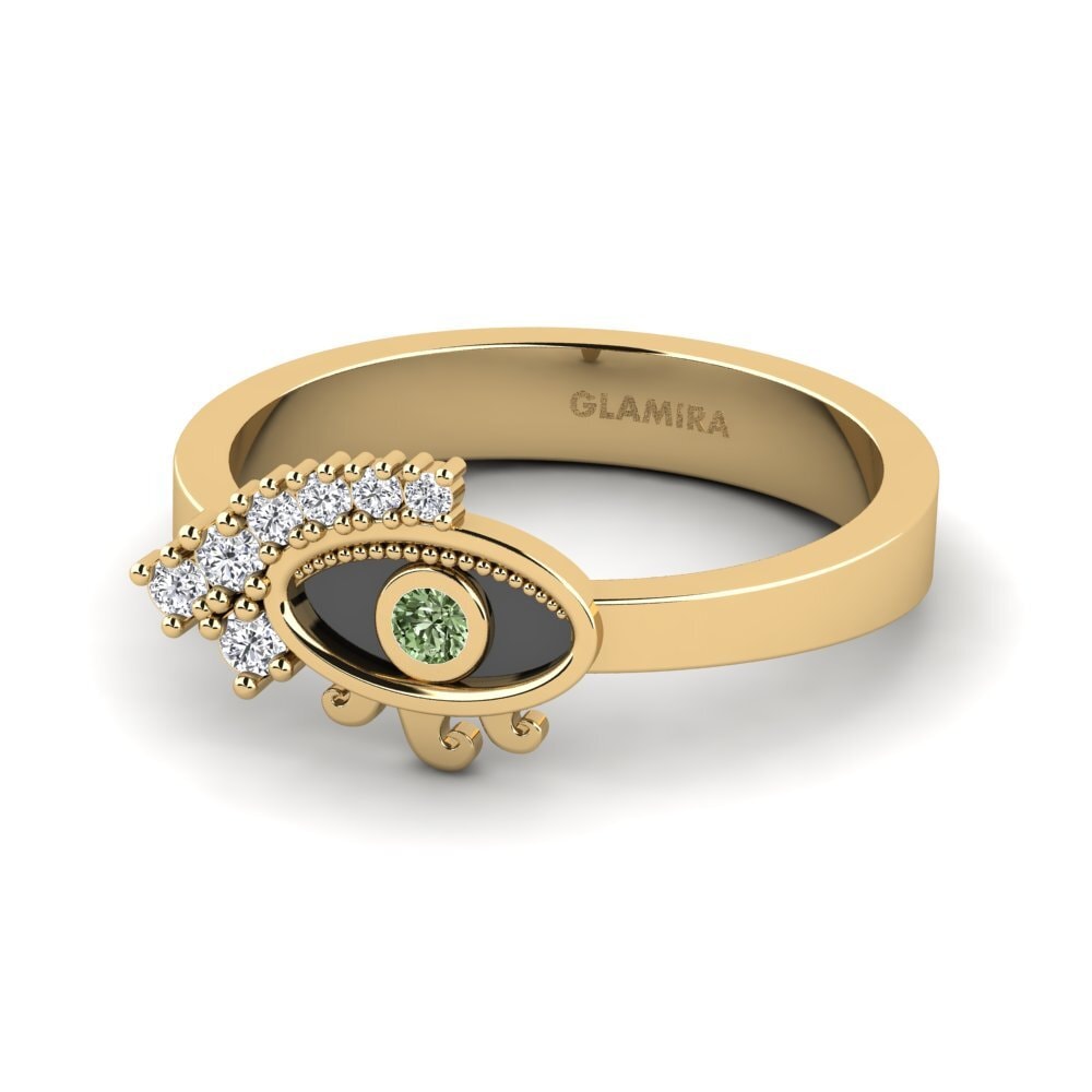Diamante Verde Anel Giogia