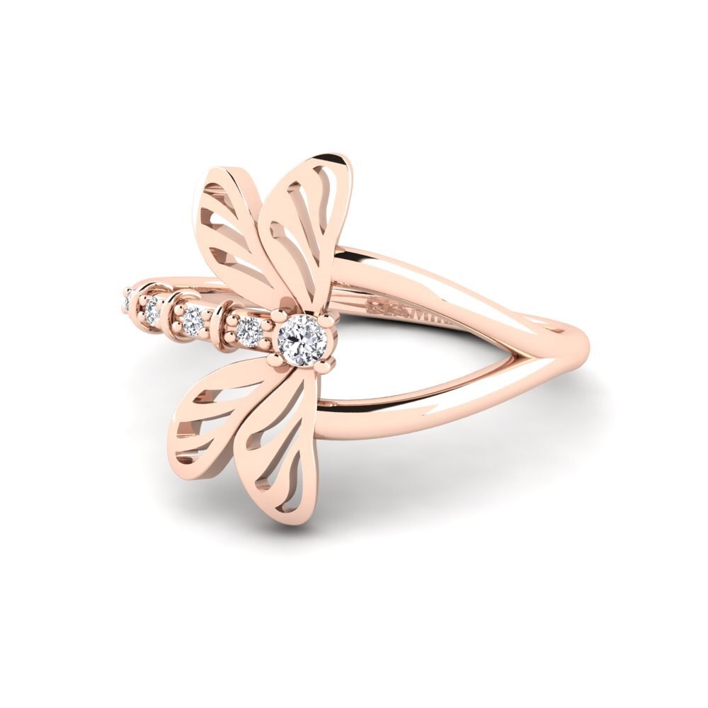 Rotgold 585 Ring Giraudel
