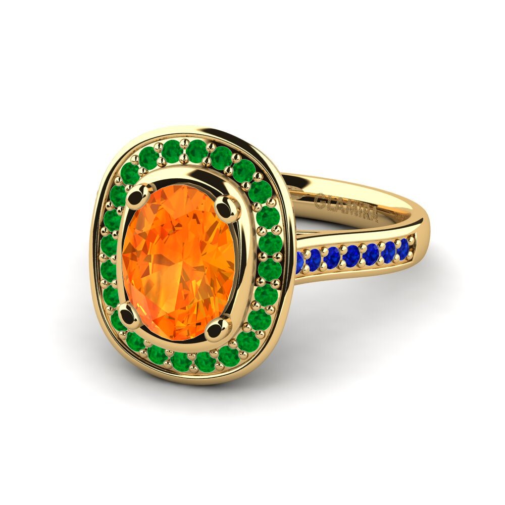 9k Yellow Gold Engagement Ring Girona