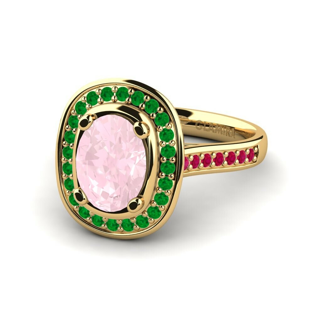 Cuarzo rosa Anillo de compromiso Girona
