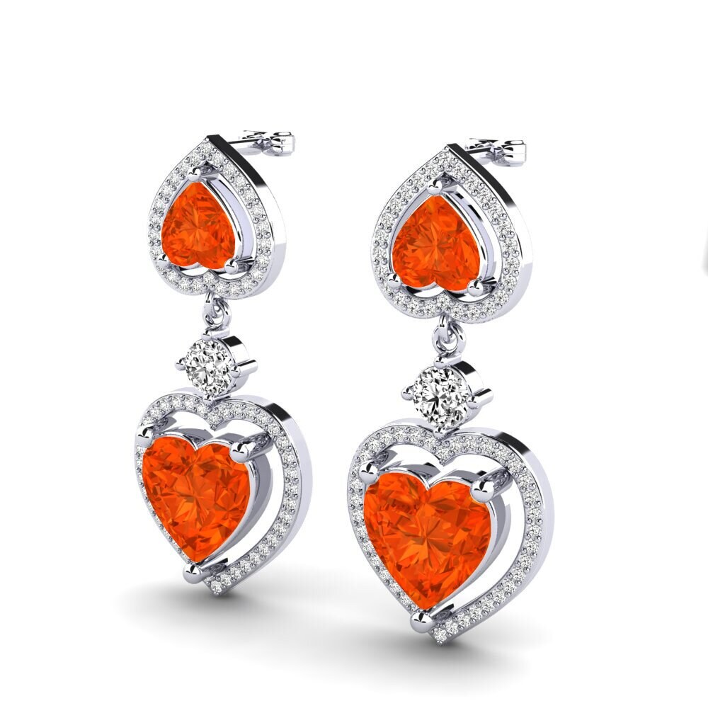Fire-Opal Women's Earring Gisele