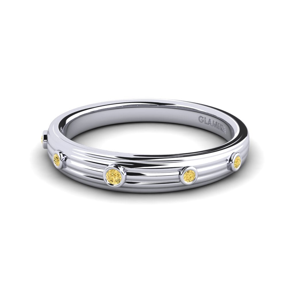 Diamant Jaune Bague Gist