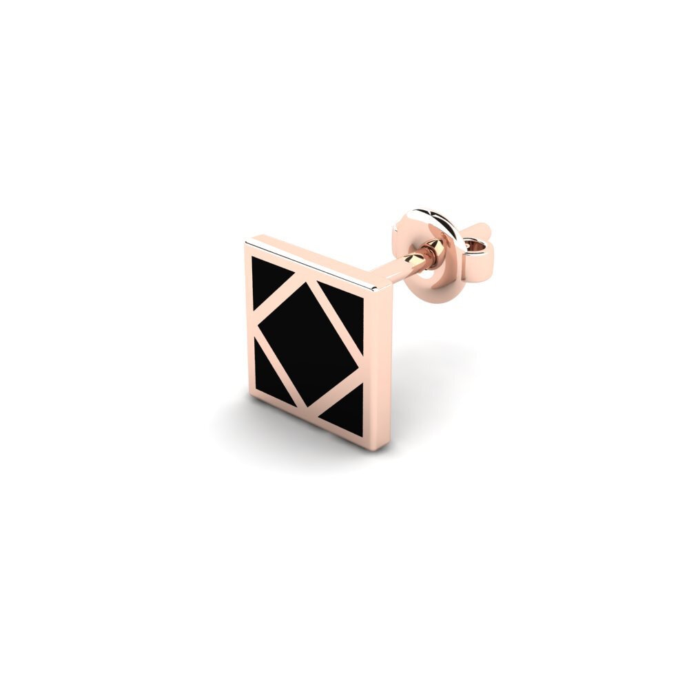 18ct Rose Gold Men's Earring Giunti