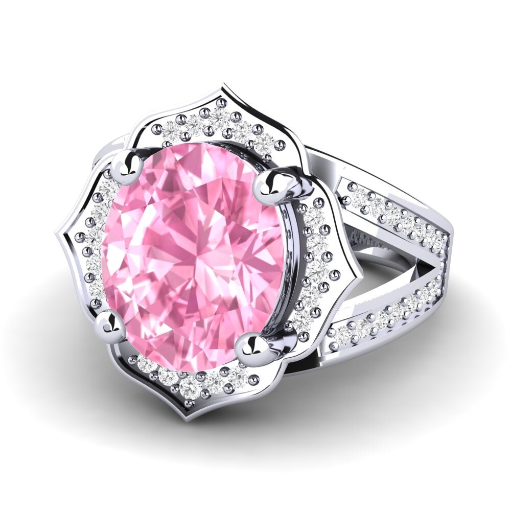 Pink Sapphire Ring Gizella
