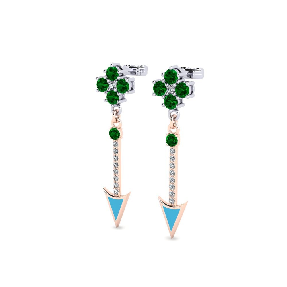 Circonita Verde Pendiente de mujer Gladder
