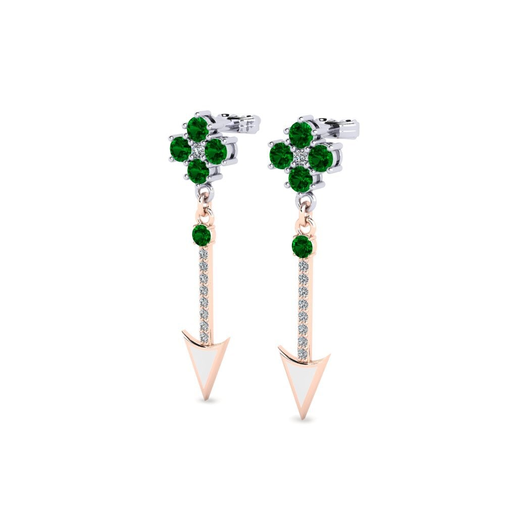 Circonita Verde Pendiente de mujer Gladder
