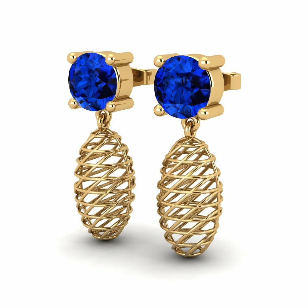 Sapphire (Lab Created) Earring Gladys