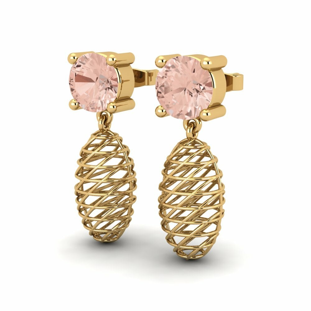 Morganite Boucle d'oreille femme Gladys