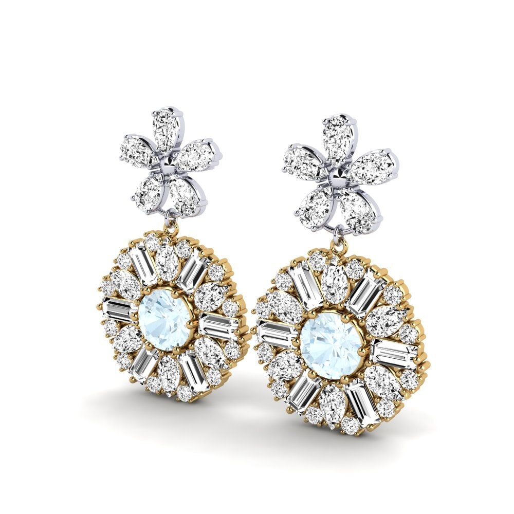 Aquamarine Women's Earring Glatt