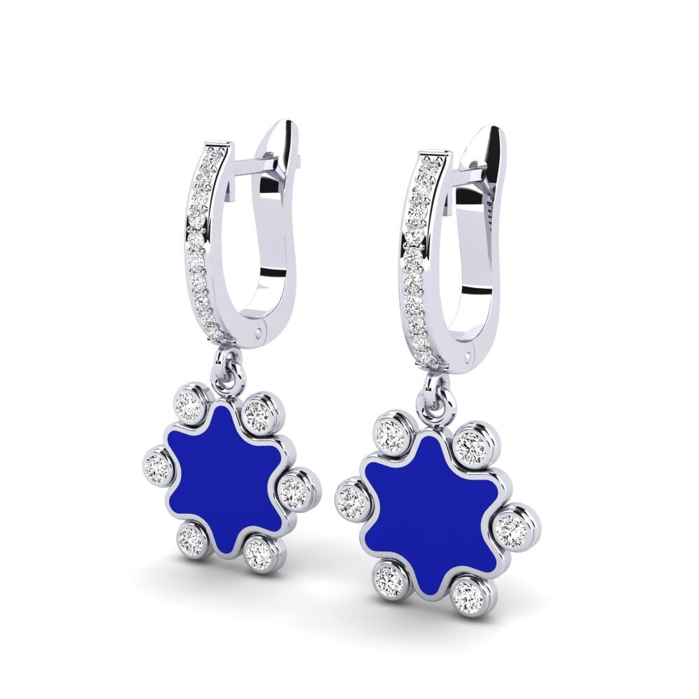 Moissanit Damen ohrring Glitzey