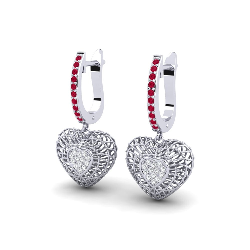 Ruby Women's Earring Gnolbo