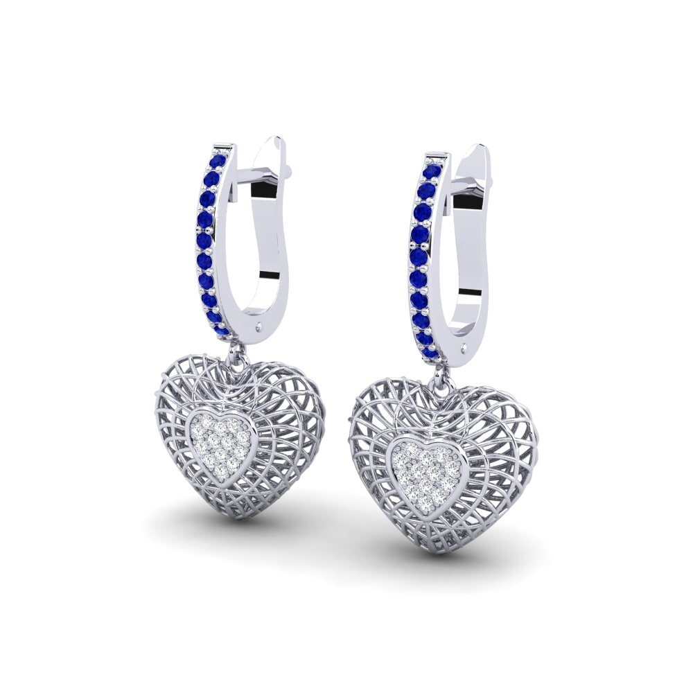 Sapphire Women's Earring Gnolbo